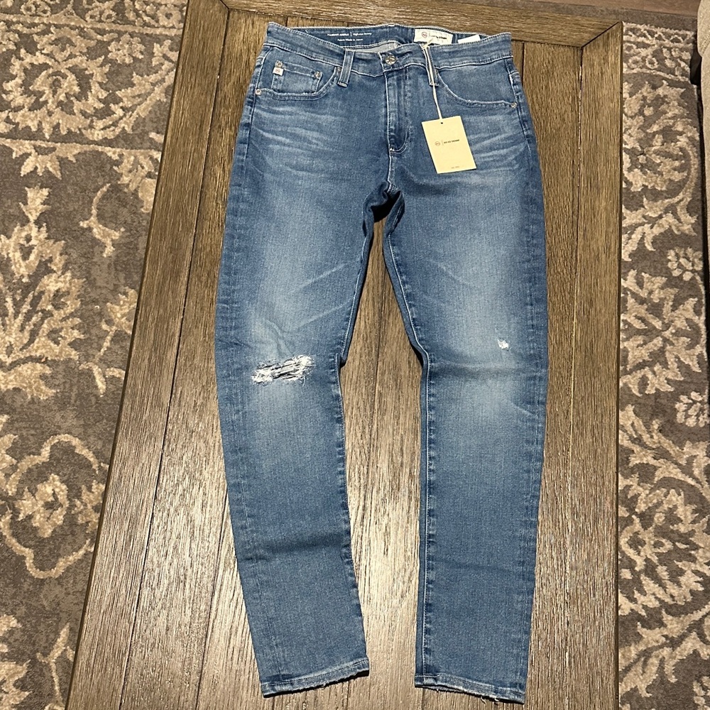 AG-ED Farrah Ankle High-Rise Skinny Jeans Size 29